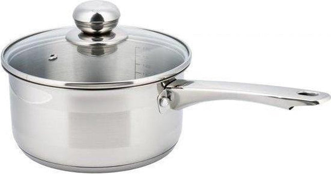 Kinghoff 4322 - Stieltopf mit Deckel - 14 cm - 7 cm tief - 1 Liter