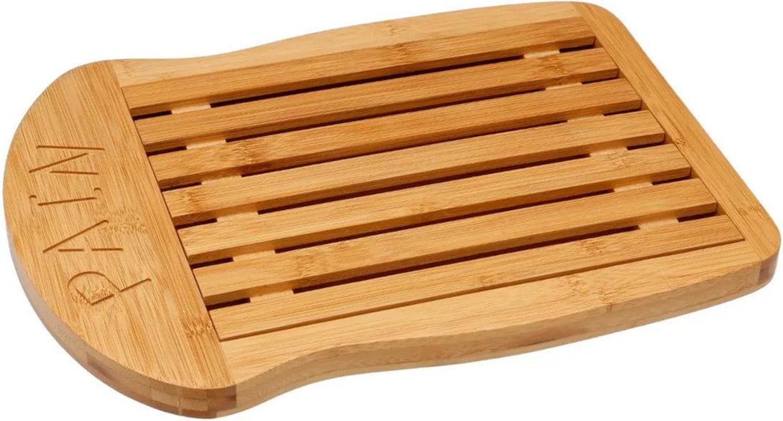 5Five broodplank met opvangbak – bamboe broodsnijplank, 34 x 26 cm