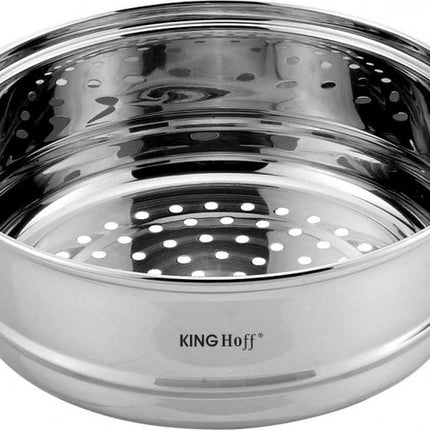 Kinghoff 1534 - Inzet stoompan - Groentestomer - Vleesstomer - Ø20 x 8.5 cm