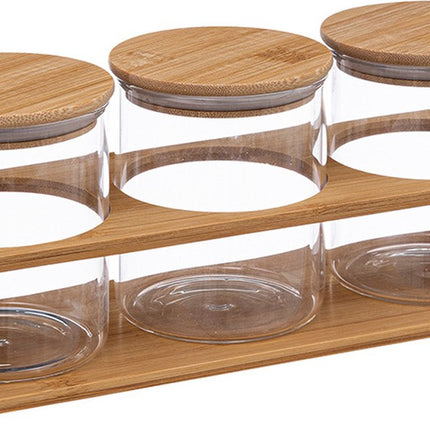 5Five Luftdichte Glasbehälter mit Halterung
