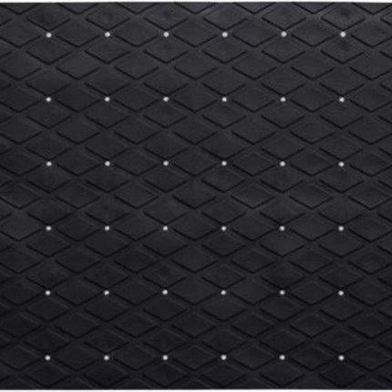 Antislipmat zwart 69x39 cm - Douchemat douche - Badmat antislip bad