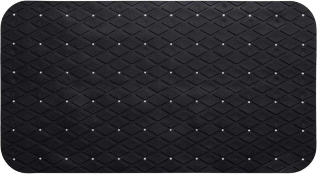Tapis antidérapant noir 69x39 cm - Tapis de douche - Tapis de bain antidérapant