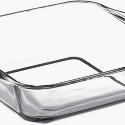Secret de Gourmet - Ovenschaal vierkant - Transparant glas - 22 x 6 cm