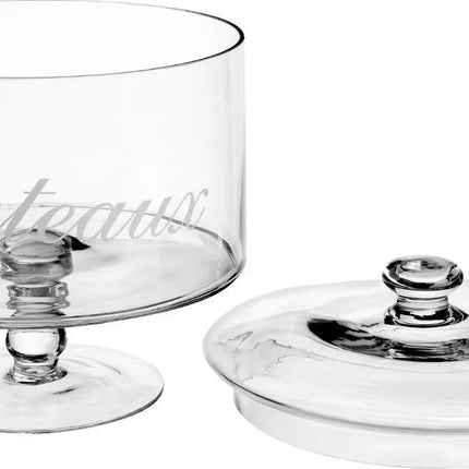 Vorratsglas für Gebäck Glas mit Deckel – 1,8 Liter – Bonbonnieren/Keksdose