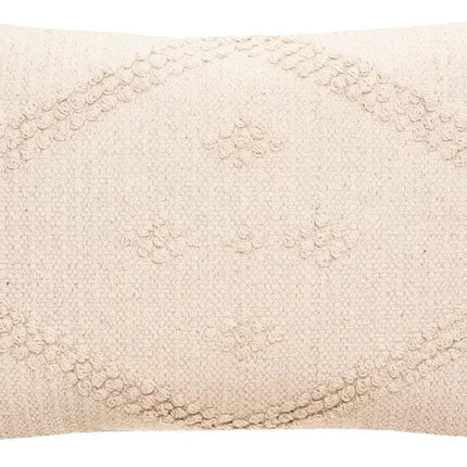 Zierkissen - Makramee D Safari Garten Wohnzimmer Dekoration - Ecru - 58 cm x 38 cm