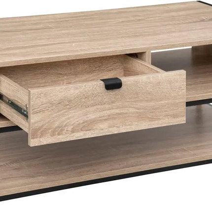 5Five Aliaj Salontafel - 1 Lade - Beige - 100 x 40 x H 50 CM