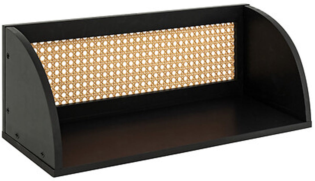 Étagère murale bohème - marron - MDF - DIY - 48 x 18 cm