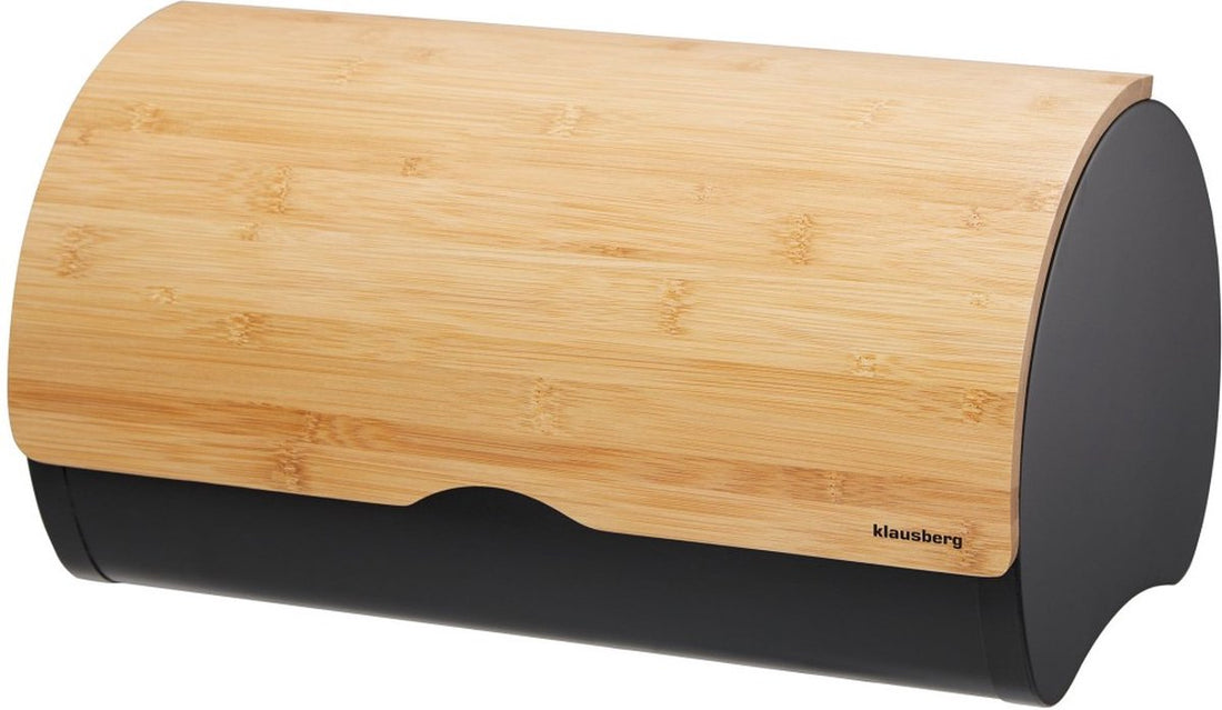 Klausberg 7712 broodtrommel hout, zwart – 38 x 24 x 20,5 cm