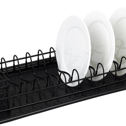 Kinghoff 1479 - Abtropfgestell Stahl-Kunststoff 50,5x24,5x9,5cm schwarz