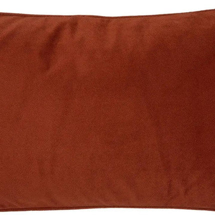 Atmosphera Bank/sierkussens huiskamer Sophia - 30 x 50 cm - Terracotta - polyester - met rits