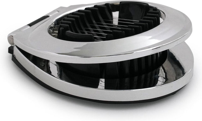 Multifunctionele compacte eiersnijder - Kunststof - RVS draden - Ei snijden - Egg cutter - Egg slicer - 2-in-1 - Duo Combi