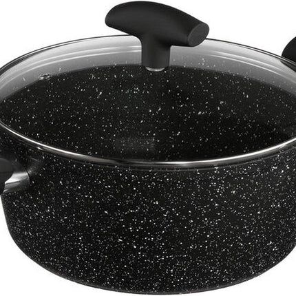 Pan Aluminium 24 cm zwart zwart