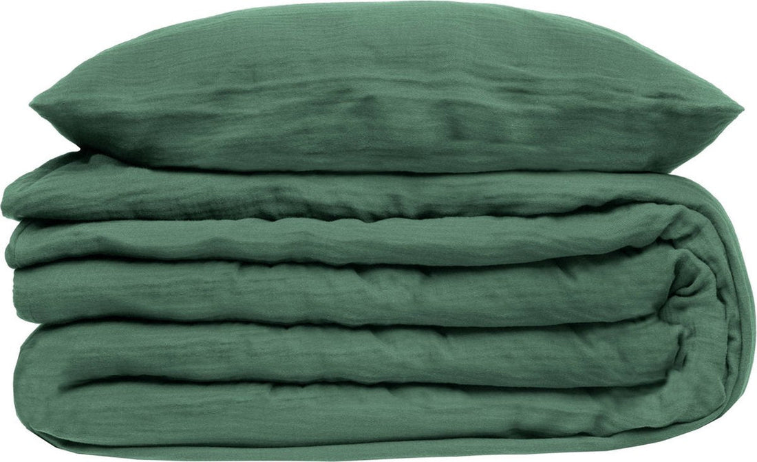 Parure de lit complète en gaze de coton, 240 x 220 cm