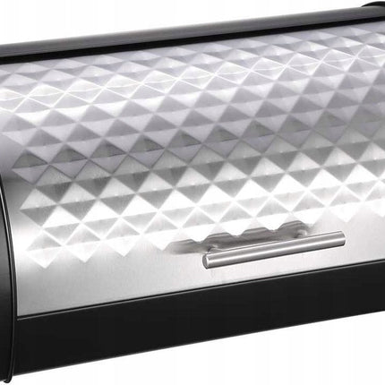 Klausberg 7454 - Brotdose - silber - schwarz