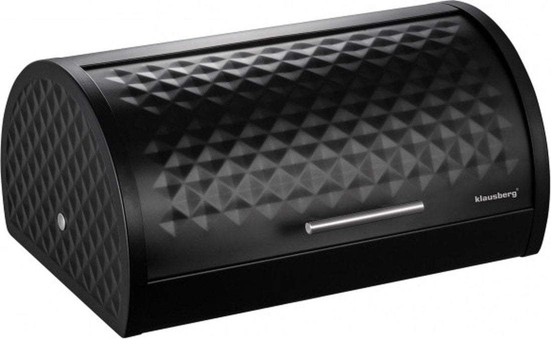 Top Choice - boîte à pain en acier - noir - diamant
