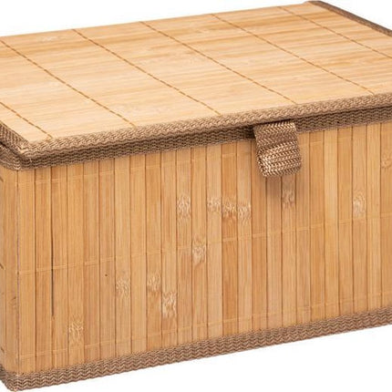 5Five Bamboe mandjes 3-delig hout kleur
