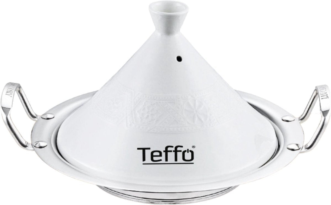 Teffo - Couvercle Fleur pour Tajine - GRAND Diamètre 34 cm - Pour plusieurs personnes