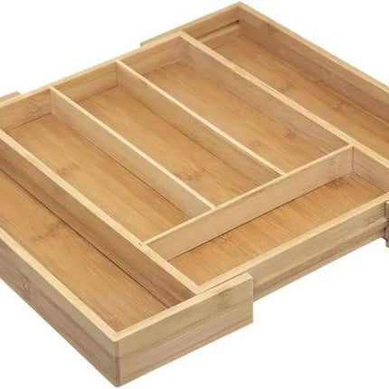 Besteckkasten/Küchen-Organizer – ausziehbar – 4 bis 6 Fächer – 35 x 25 cm