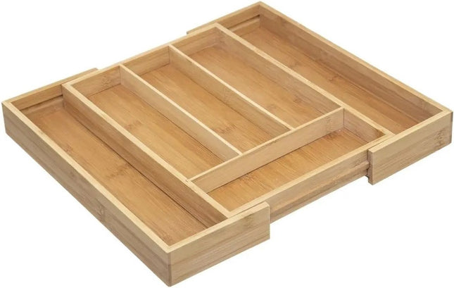 Besteckkasten/Küchen-Organizer – ausziehbar – 4 bis 6 Fächer – 35 x 25 cm