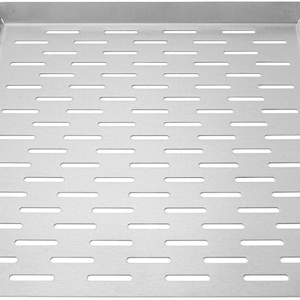 KINGHoff KH-1917 Tiefgrillpfanne - Edelstahl-Grillpfanne 37x31 cm - Mit Rand und Griffen