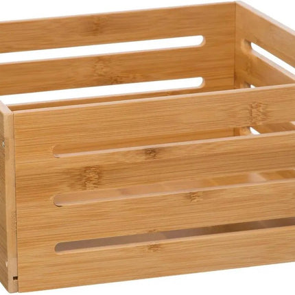 5Five Obstkisten Aufbewahrungsbox - offene Struktur - hellbraun - Holz - L31 x B31 x H15 cm - Deko Haus und Garten - Kisten/Boxen