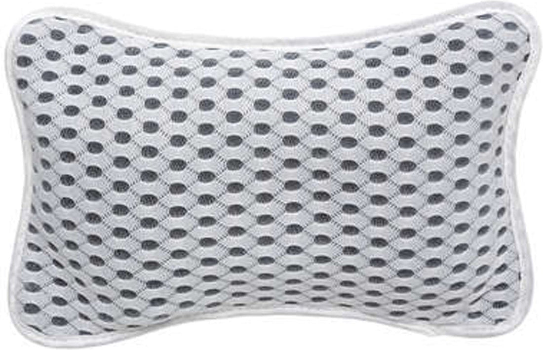 5Five Relax Bath Cushion with anti-slip - 2x - white - 26 x 17 x 7 cm - bathroom accessories