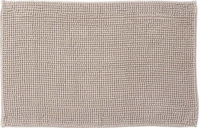 Atmosphera Badezimmerteppich/Badematte für den Boden – 50 x 80 cm – beige
