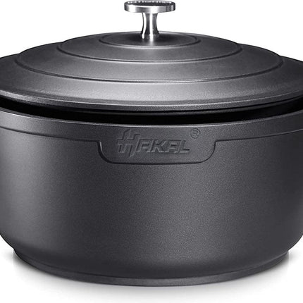 Hakal hoge braadpan met ergonomische handgrepen - 4.5 L, 24 cm ovenbestendige kookpot