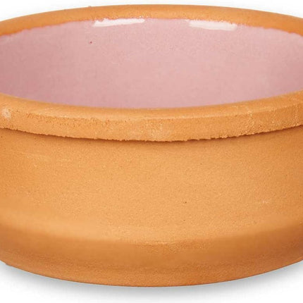 La Dehesa - Set 6x tapas/creme brulee schaaltjes terracotta/roze 8 cm