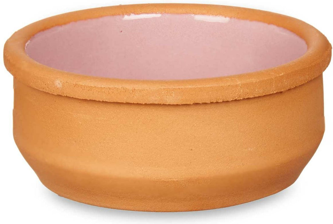 La Dehesa crème brûlée schaaltjes roze – set van 6 terracotta tapasschaaltjes