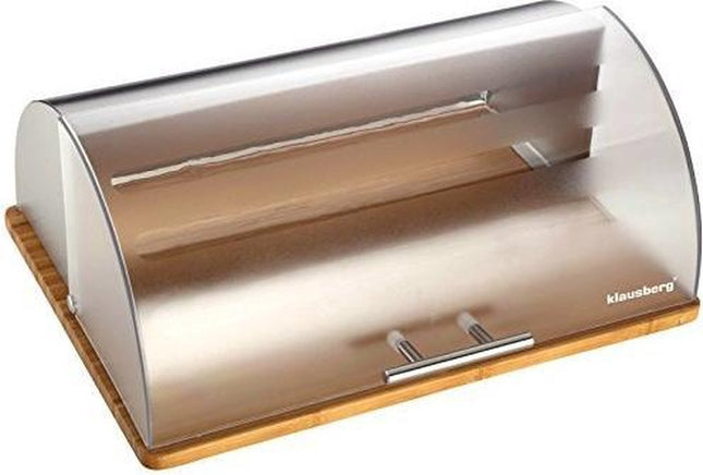 Klausberg 7096 - Brotkasten transparent - Holz - 39 x 31 x 16