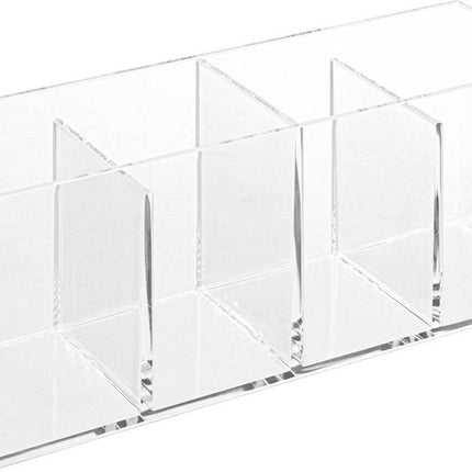 5Five Make-up-Organizer 4 Fächer - 22 x 7 cm - Kunststoff - Nagellackhalter - Make-up-Halter - Organizer