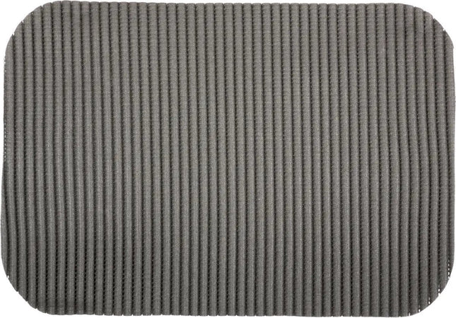5Five Abtropfmatte/Trockenmatte Küche – rutschfest – Schaumstoff – grau – 32 x 45 cm – faltbar