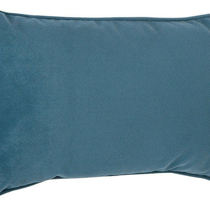 Atmosphera Bank/Zierkissen Wohnzimmer Sophia - 30 x 50 cm - Blau - Polyester - mit Reißverschluss