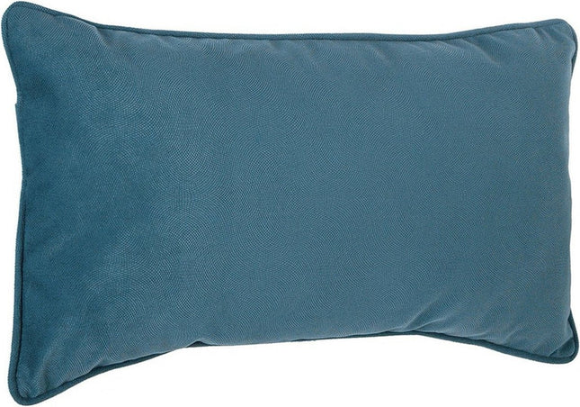 Atmosphera Bank/Zierkissen Wohnzimmer Sophia - 30 x 50 cm - Blau - Polyester - mit Reißverschluss