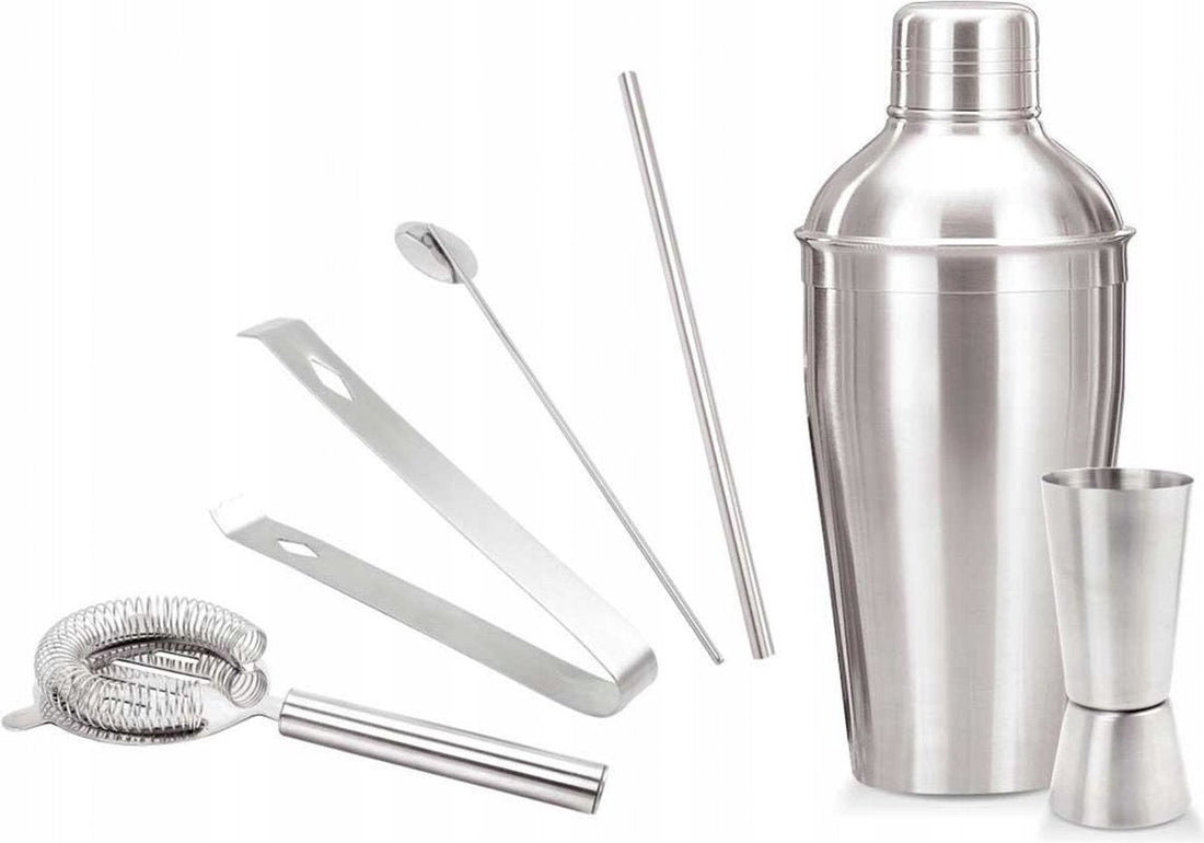 Kinghoff 1392 - Bartender set - cocktail set - 6-piece - Stainless steel