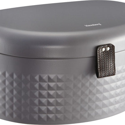 Klausberg 7578 - Brobtdose - Grau - Stahl