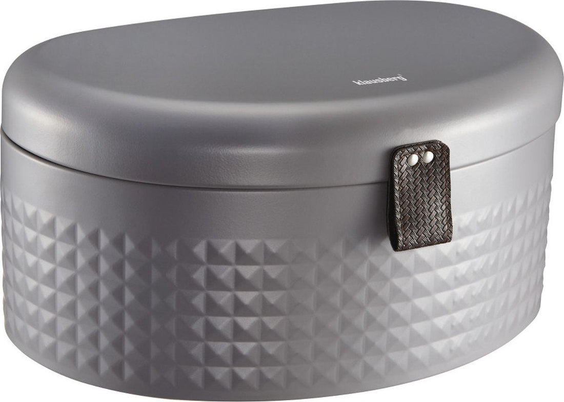 Klausberg 7578 - Bread bin - Grey - steel
