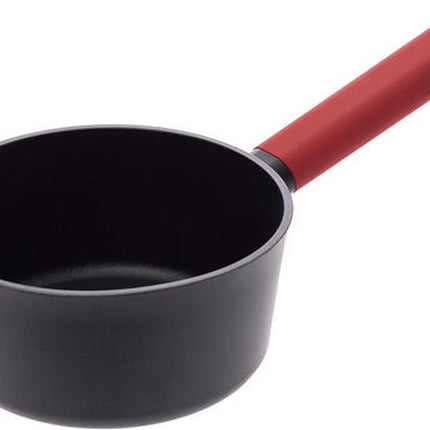5Five - Stieltopf/Kasserolle - Für alle Kochfelder geeignet - schwarz - D17 cm