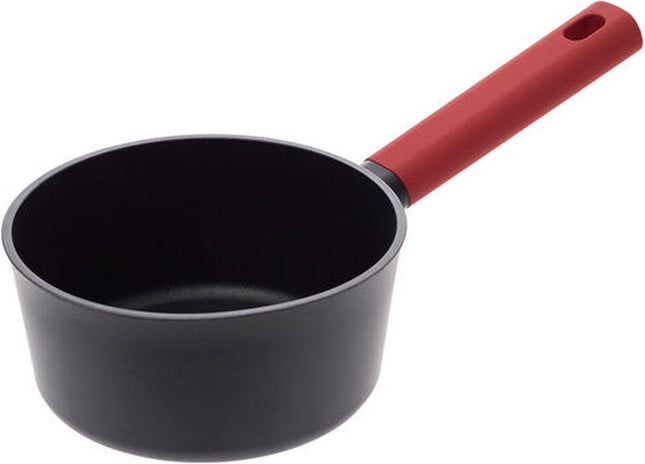 5Five - Stieltopf/Kasserolle - Für alle Kochfelder geeignet - schwarz - D17 cm