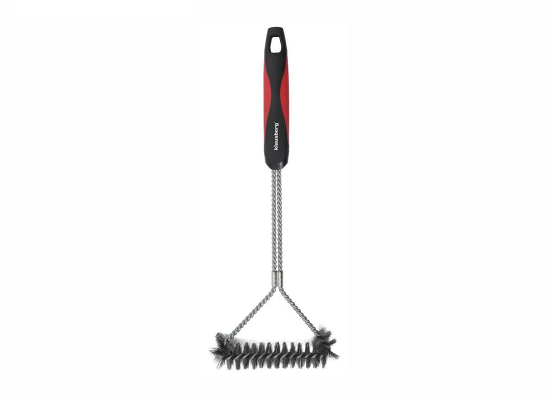Klausberg KB-7898 BBQ-borstel – grillborstel met staalborstels, 41,5 cm lang