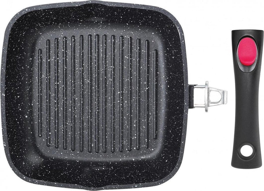 Kinghoff 1511 grill pan - 28 x 28 cm - marble coating - induction