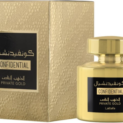 Lattafa Confidential Private Gold - EDP 100ML - Unisex