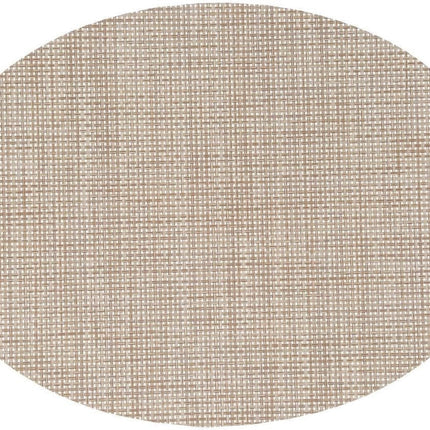 Secret De Gourmet Placemat Maoli - ovaal - naturel - 48 x 35 cm - kunststof - onderlegger - Tafel onderleggers