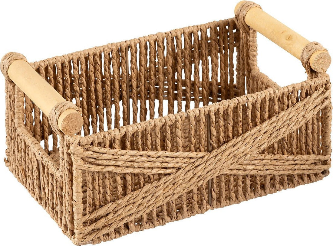 Paniers de rangement Atmosphera Eugène - Lot de 3 - 26/31/36 cm - Beige