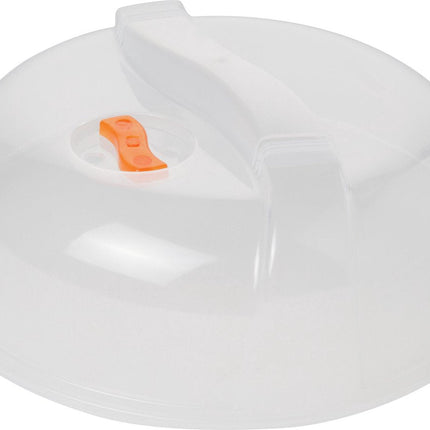 1x Keuken magnetrondeksel/afdekschalen voor eten 26 cm - keukenhulpmiddelen - Magnetron afdekschalen/deksels