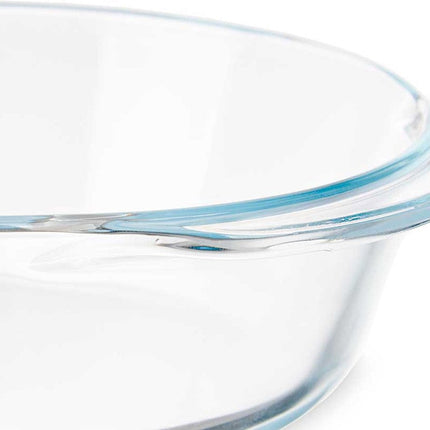 Secret de Gourmet - Ovenschaal rondу - Transparant glas 800ml
