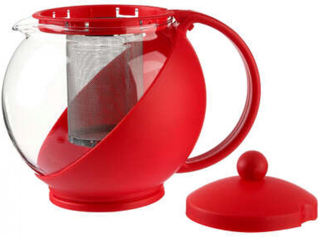 Théière avec filtre à thé - Pour thé en vrac - Filtre intégré - 1,25 L