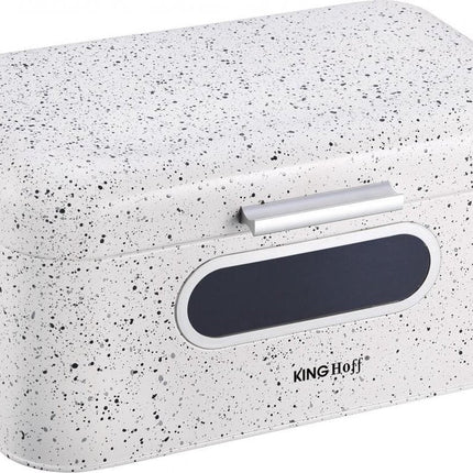 Kinghoff 1079 - Brotkasten - weiß - 30 x 19.5 x 15.8 cm