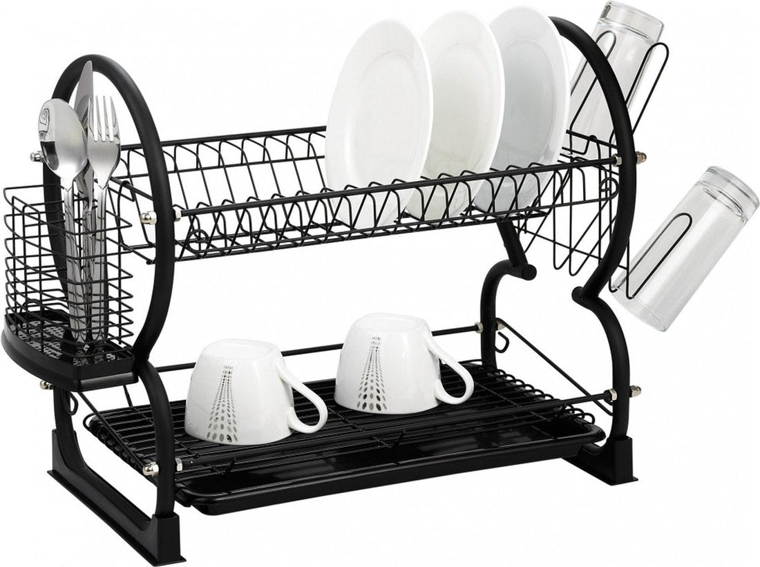 Kinghoff 1500 - Kitchen rack - dish drainer - black